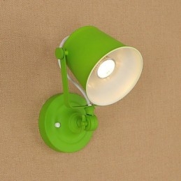 Paese Retro Pittura Caratteristica Regolabile per Braccio Oscillante Protezione degli Occhi Downlight Applique Applique