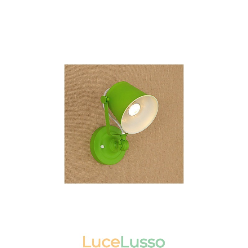 Paese Retro Pittura Caratteristica Regolabile per Braccio Oscillante Protezione degli Occhi Downlight Applique Applique