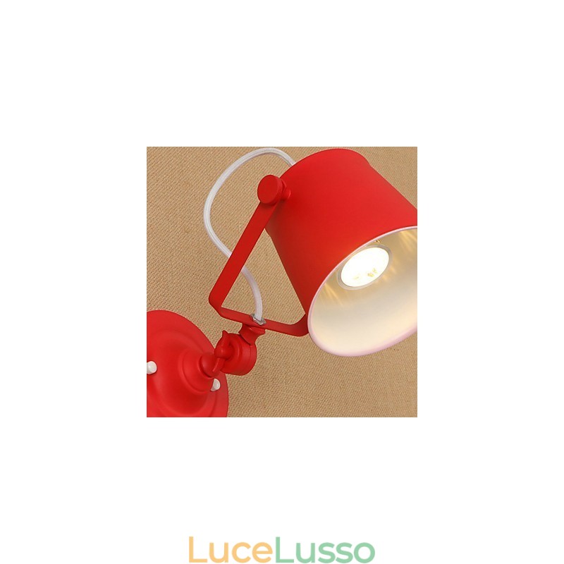 Paese Retro Pittura Caratteristica Regolabile per Braccio Oscillante Protezione degli Occhi Downlight Applique Applique