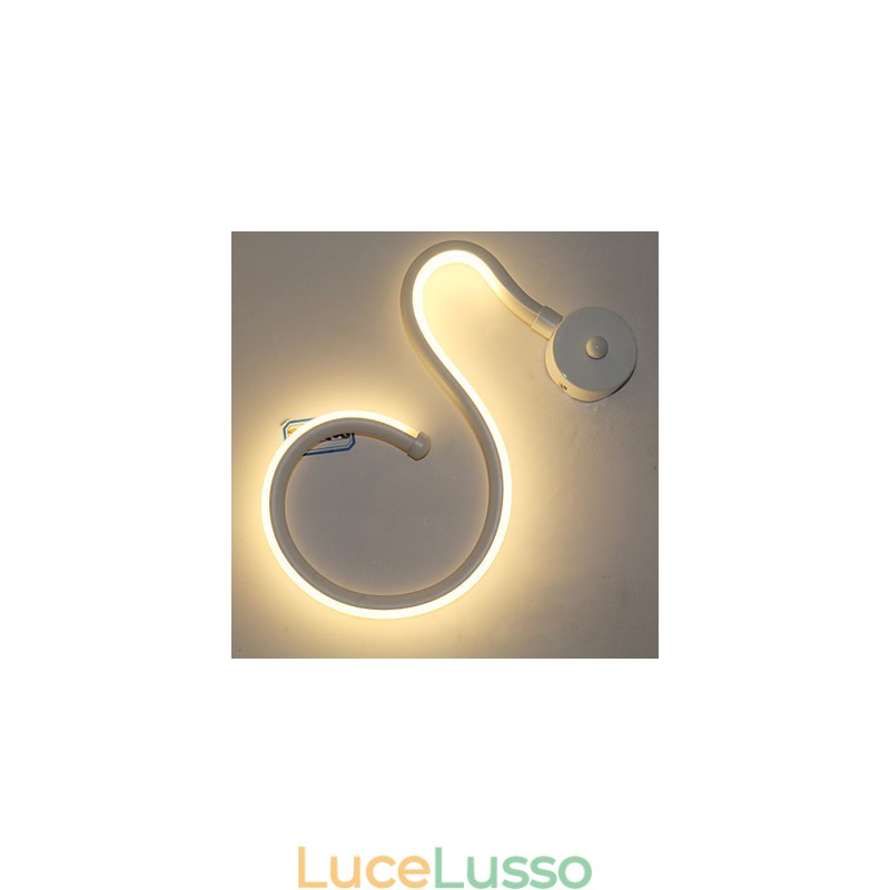 Lampada da comodino moderna e minimalista per camera da letto, studio creativo, soggiorno, lampada da parete, lampada da parete per scale e corridoi