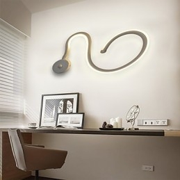 Lampada da comodino moderna e minimalista per camera da letto, studio creativo, soggiorno, lampada da parete, lampada da parete per scale e corridoi