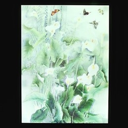 Pittura moderna contemporanea integrata, caratteristica moderna contemporanea per applique da parete con luce ambientale