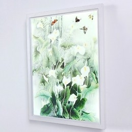 Pittura moderna contemporanea integrata, caratteristica moderna contemporanea per applique da parete con luce ambientale