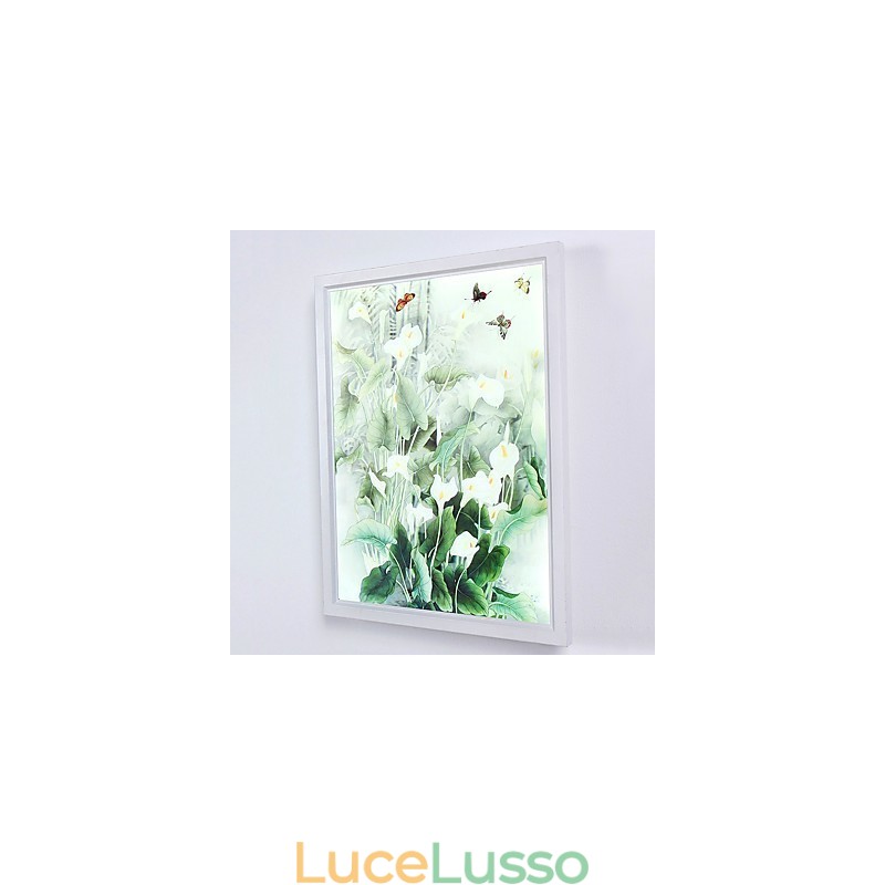 Pittura moderna contemporanea integrata, caratteristica moderna contemporanea per applique da parete con luce ambientale
