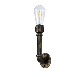 Rustic Lodge Tradizionale Classico Ottone Antico Caratteristica per Luci da Parete Luce Ambientale Applique