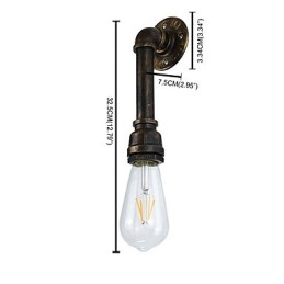 Rustic Lodge Tradizionale Classico Ottone Antico Caratteristica per Luci da Parete Luce Ambientale Applique