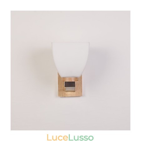 Lampada da parete semplice Lampada da comodino con paralume in vetro e legno massello per camera da letto Cassettiera Soggiorno Cameretta per bambini Dormitorio universitario Tavolino da caffè Libreria Lampada da parete semplice Lampada da comodino con paralume in vetro e legno massello per camera da letto Cassettiera Soggiorno Cameretta per bambini Dormitorio universitario Tavolino da caffè Libreria