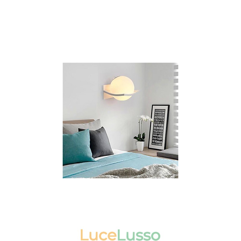 Applique da parete moderne e contemporanee con funzione elettroplaccata per protezione degli occhi in stile mini, luce ambientale