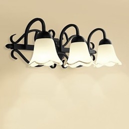 Rustic Lodge elettrolitico Caratteristica per illuminazione da parete per bagno Downlight