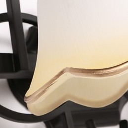 Rustic Lodge elettrolitico Caratteristica per illuminazione da parete per bagno Downlight