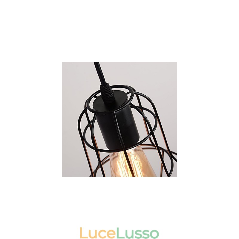 Lampada da parete in ferro retrò industriale Lampada da parete con puleggia di sollevamento di personalità creativa