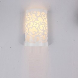 Applique da parete moderna e contemporanea in metallo con montaggio a filo e a soffitto, applique da parete