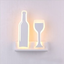 Pittura moderna contemporanea integrata, caratteristica moderna contemporanea per applique da parete con luce ambientale
