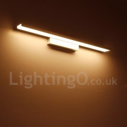 Lampada da specchio IP Luci da bagno Materiali in alluminio e luci da parete in acrilico Illuminazione per il trucco