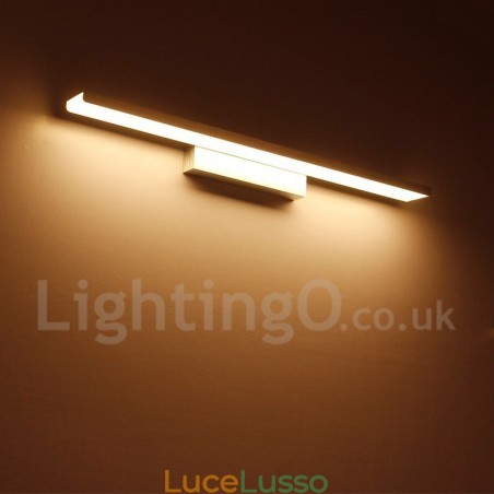 Lampada da specchio IP Luci da bagno Materiali in alluminio e luci da parete in acrilico Illuminazione per il trucco Lampada da specchio IP Luci da bagno Materiali in alluminio e luci da parete in acrilico Illuminazione per il trucco