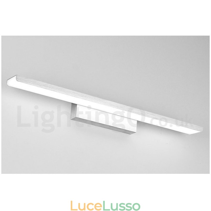 Lampada da specchio IP Luci da bagno Materiali in alluminio e luci da parete in acrilico Illuminazione per il trucco