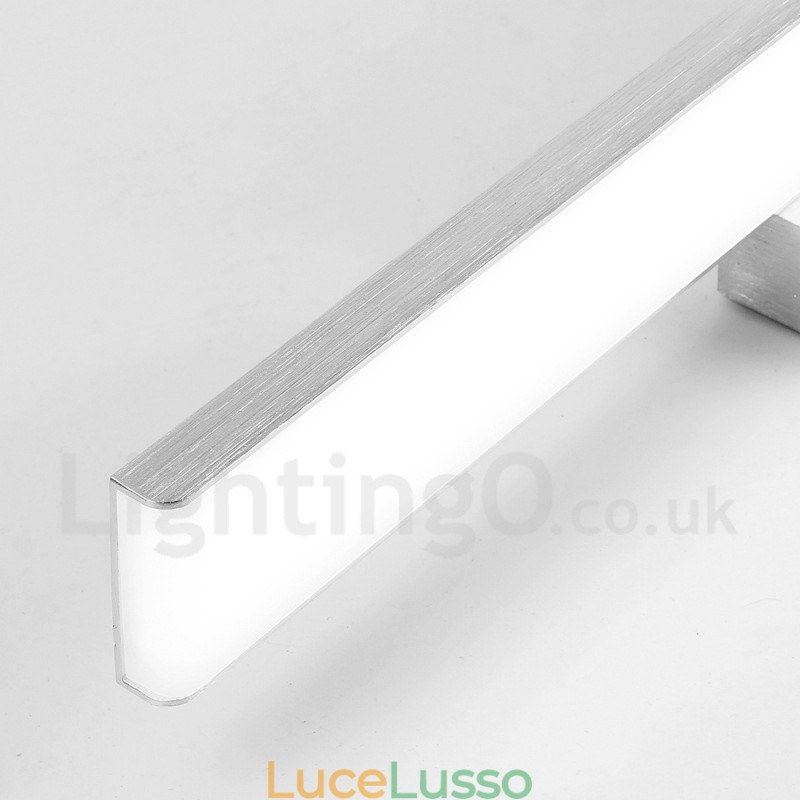 Lampada da specchio IP Luci da bagno Materiali in alluminio e luci da parete in acrilico Illuminazione per il trucco