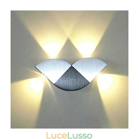Lampada da parete con luce ambientale multicolore integrata, caratteristica di novità per mini applique da parete, colore casuale Lampada da parete con luce ambientale multicolore integrata, caratteristica di novità per mini applique da parete, colore casuale