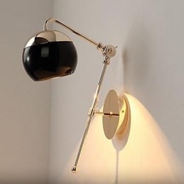 Lampada da parete creativa minimalista moderna per soggiorno camera da letto studio carattere del vetro lampada da parete di design