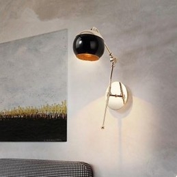 Lampada da parete creativa minimalista moderna per soggiorno camera da letto studio carattere del vetro lampada da parete di design