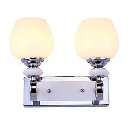 Moderna contemporanea placcatura elettrolitica caratteristica per braccio oscillante protezione degli occhi luce ambientale applique da parete luce da parete