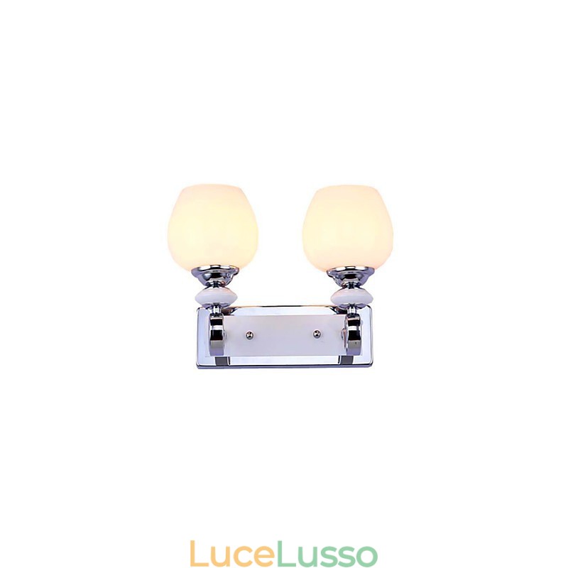 Moderna contemporanea placcatura elettrolitica caratteristica per braccio oscillante protezione degli occhi luce ambientale applique da parete luce da parete