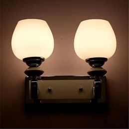 Moderna contemporanea placcatura elettrolitica caratteristica per braccio oscillante protezione degli occhi luce ambientale applique da parete luce da parete
