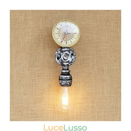 Semplice pittura retrò country caratteristica per applique da parete in stile mini con luce ambientale Semplice pittura retrò country caratteristica per applique da parete in stile mini con luce ambientale