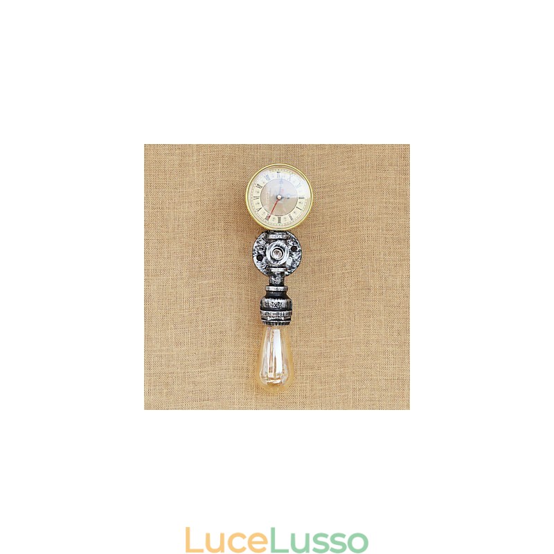 Semplice pittura retrò country caratteristica per applique da parete in stile mini con luce ambientale