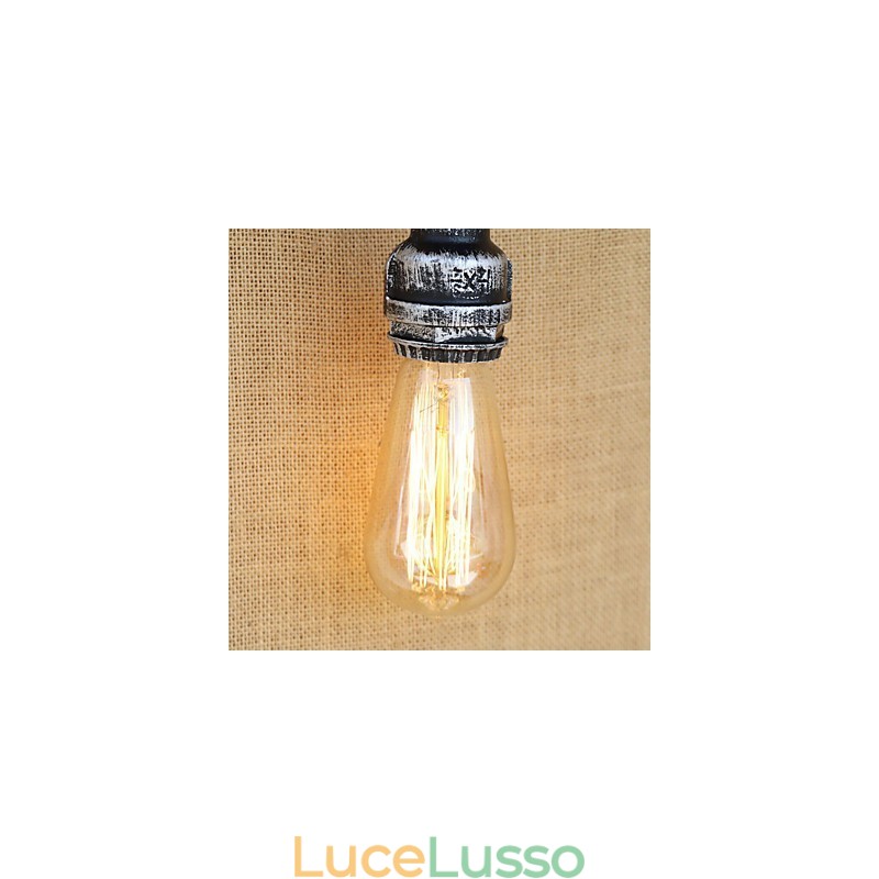 Semplice pittura retrò country caratteristica per applique da parete in stile mini con luce ambientale