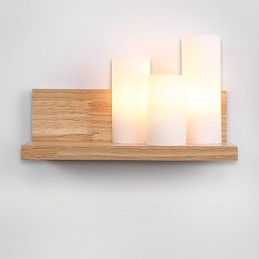 Semplice caratteristica del paese per la protezione degli occhi in stile mini, applique da parete con luce ambientale, lampada da parete