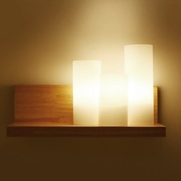 Semplice caratteristica del paese per la protezione degli occhi in stile mini, applique da parete con luce ambientale, lampada da parete