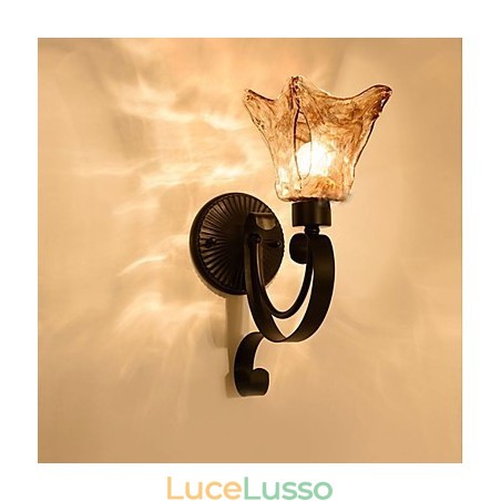 Lampada da parete semplice soggiorno luce ferro decorativo camera da letto lampada da comodino lampada da corridoio Lampada da parete semplice soggiorno luce ferro decorativo camera da letto lampada da comodino lampada da corridoio