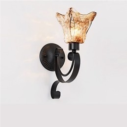 Lampada da parete semplice soggiorno luce ferro decorativo camera da letto lampada da comodino lampada da corridoio