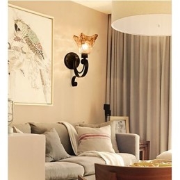 Lampada da parete semplice soggiorno luce ferro decorativo camera da letto lampada da comodino lampada da corridoio