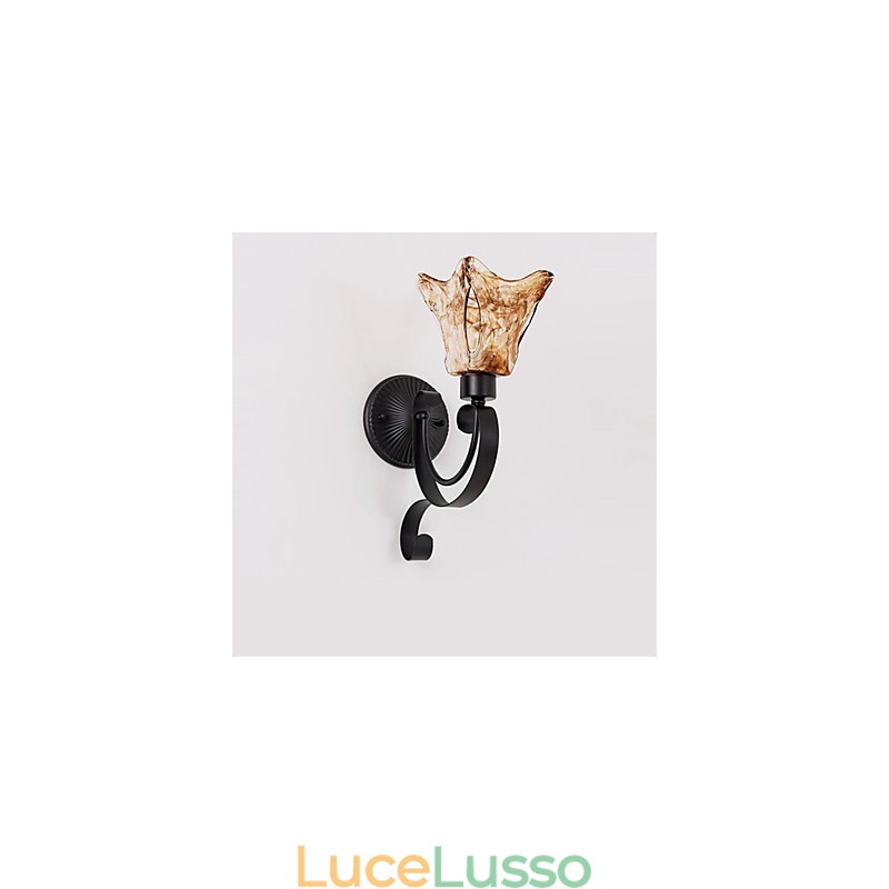 Lampada da parete semplice soggiorno luce ferro decorativo camera da letto lampada da comodino lampada da corridoio