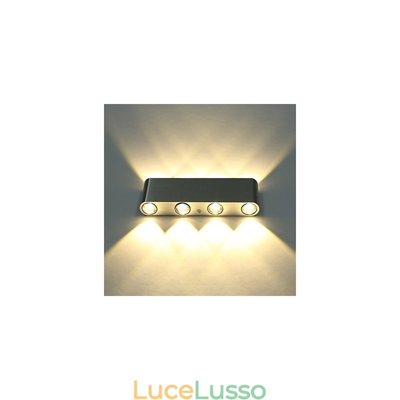 Lampada da parete moderna Lampada da parete per corridoio interno Lampada da parete in alluminio Illuminazione decorativa integrata