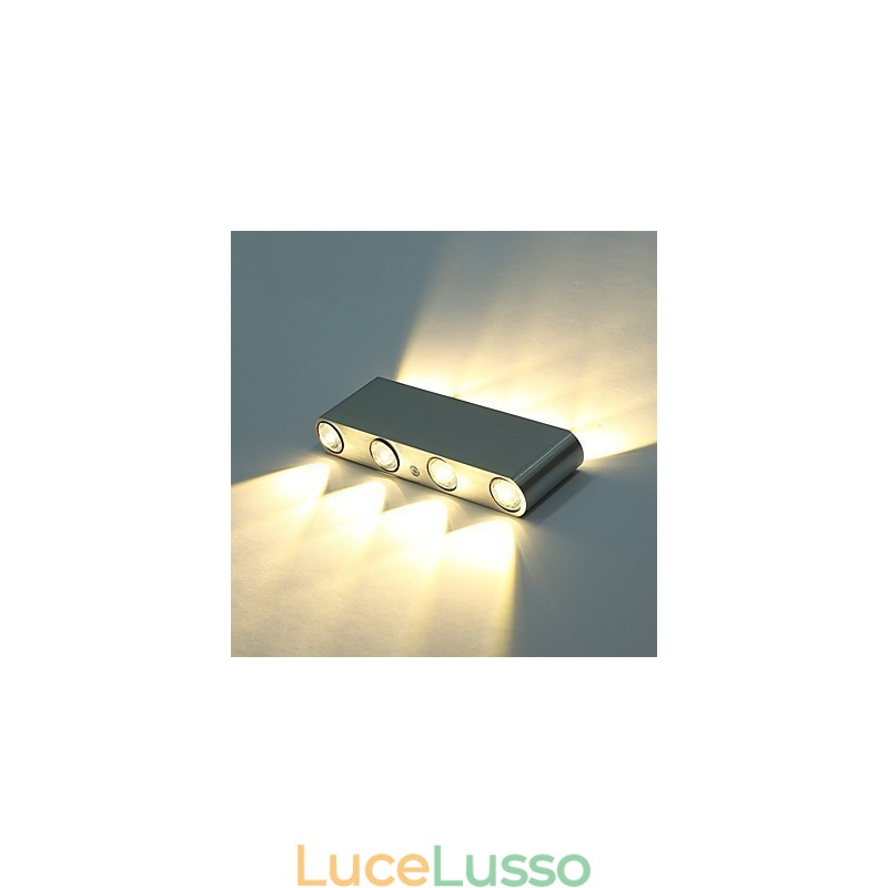 Lampada da parete moderna Lampada da parete per corridoio interno Lampada da parete in alluminio Illuminazione decorativa integrata