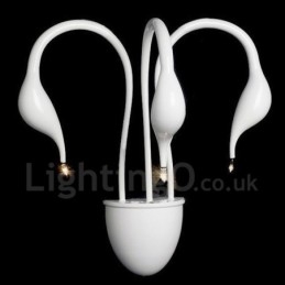 Applique da parete Swan Head Modern Contemporary Multi Colours Luce ambientale Applique da parete