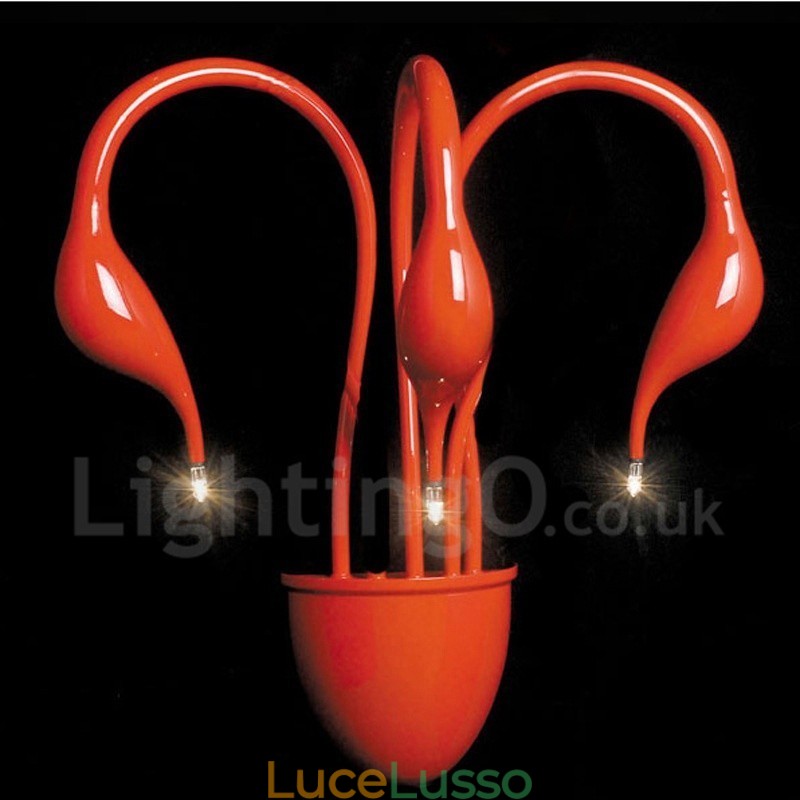 Applique da parete Swan Head Modern Contemporary Multi Colours Luce ambientale Applique da parete