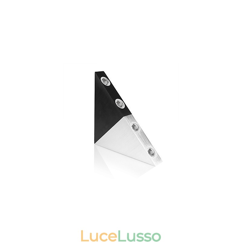 Applique da parete moderna a triangolo, lampada da parete per interni, corridoio, su e giù, faretto, illuminazione decorativa in alluminio per studio, ristorante