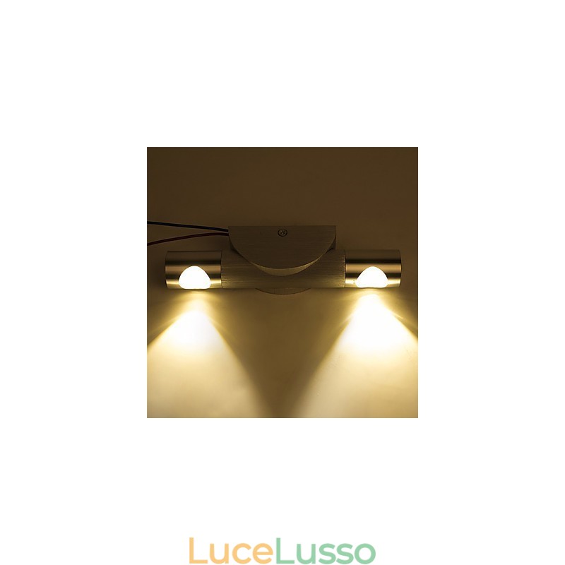 Applique da parete moderna con angolo di luce regolabile, faretti decorativi per casa, studio, sala, veranda, corridoio, comodino, camera da letto