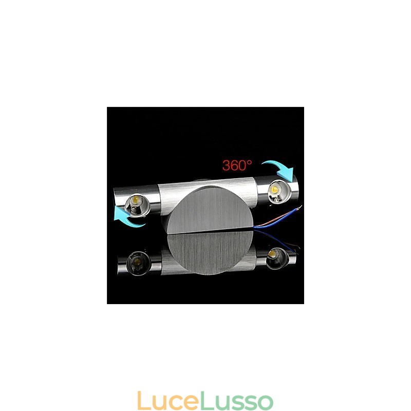 Applique da parete moderna con angolo di luce regolabile, faretti decorativi per casa, studio, sala, veranda, corridoio, comodino, camera da letto