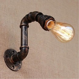 Lampada da parete decorativa piccola con tubo dell'acqua semplice Nostalgia