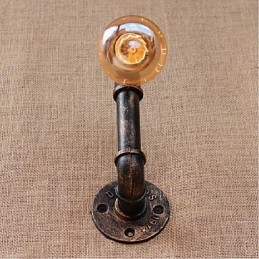 Lampada da parete decorativa piccola con tubo dell'acqua semplice Nostalgia