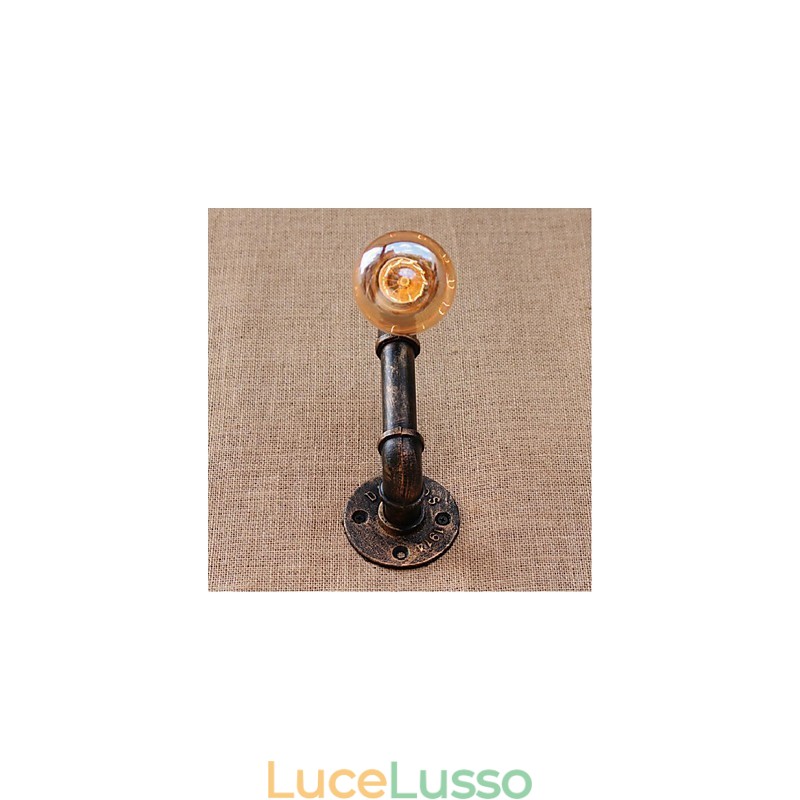 Lampada da parete decorativa piccola con tubo dell'acqua semplice Nostalgia