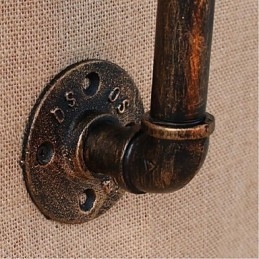 Lampada da parete decorativa piccola con tubo dell'acqua semplice Nostalgia