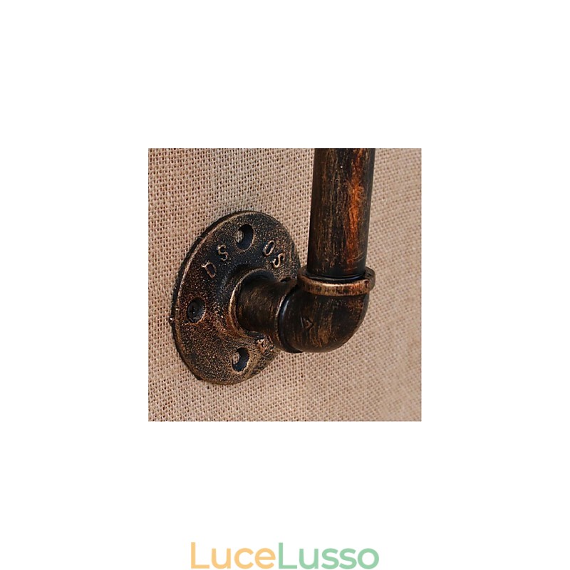 Lampada da parete decorativa piccola con tubo dell'acqua semplice Nostalgia