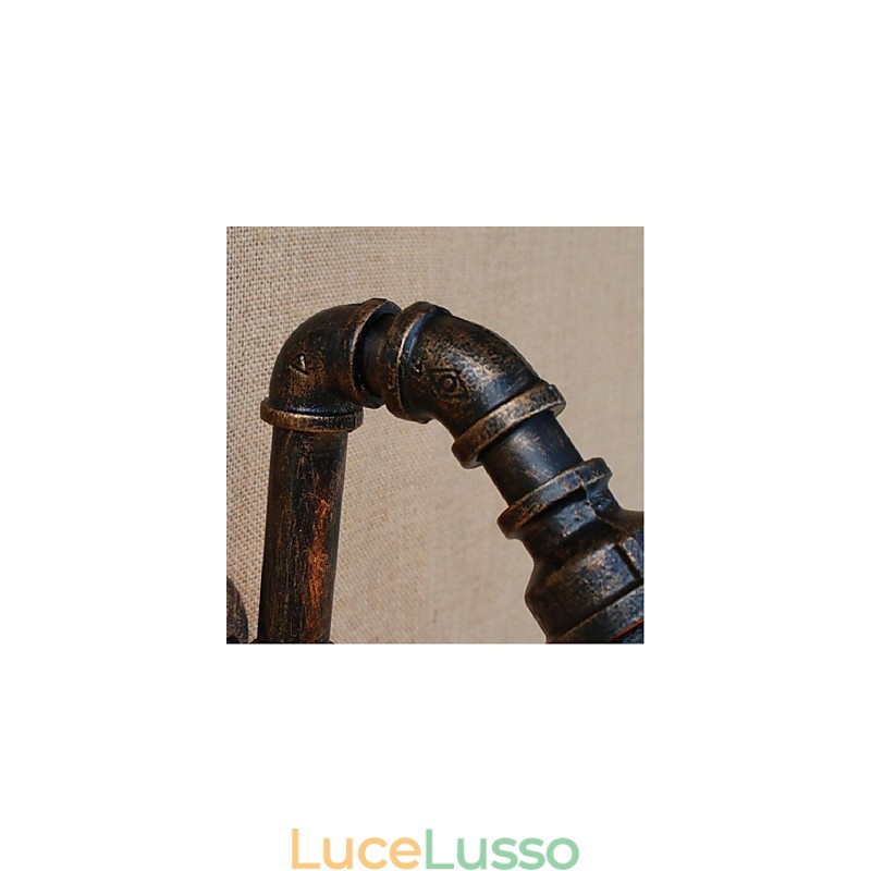 Lampada da parete decorativa piccola con tubo dell'acqua semplice Nostalgia