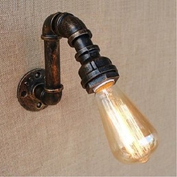 Lampada da parete decorativa piccola con tubo dell'acqua semplice Nostalgia
